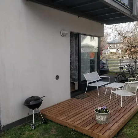 Daire Ground Floor Terrace Apartement With Bikes *